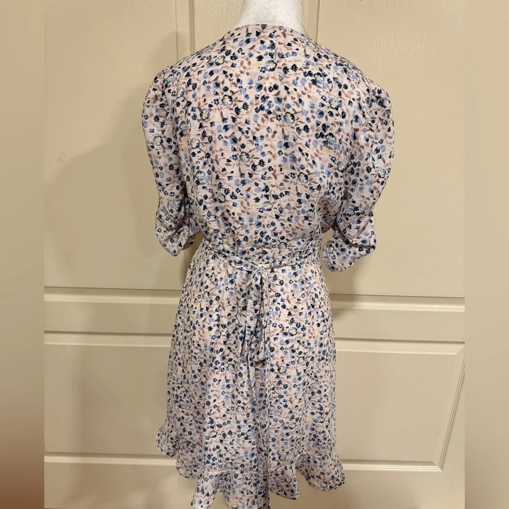 Miami floral print wrap dress​​​​​​